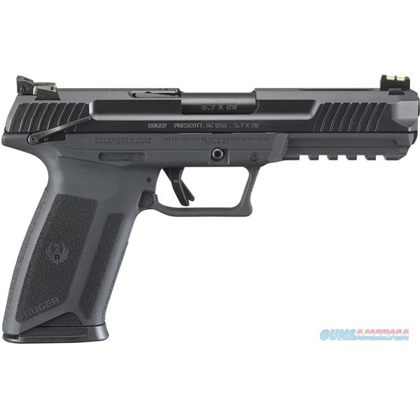 5.7 mm (all) RUGER & COMPANY INC Ruger Ruger-57 5.7x28 4.94" 20+1 Black Oxide Steel (16401)