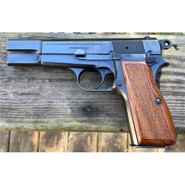 9mm Luger Hi-Power Beautiful 1966 Browning Hi Power T-series pistol original