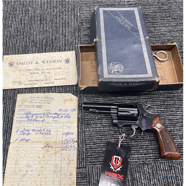 .38 Special SMITH & WESSON INC S&W MODEL 36 SPECIAL 2 7/8 INCH BBL