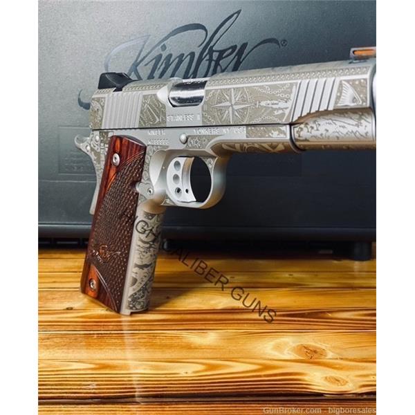 .45 ACP Kimber Stainless II in 45ACP Nautical Theme Edition 669278323282 5 inch " barrel 3200328