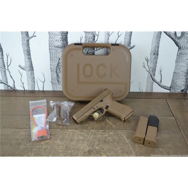 9mm Luger G19X Glock 19X FDE Compact 17 Round NIB