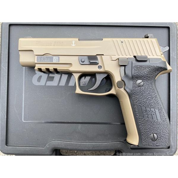 9mm Luger RARE Sig Sauer P226 MK25 D Navy 9MM Desert Tan Mark 25 MK25D FDE Like New 798681472017 MK-25-D