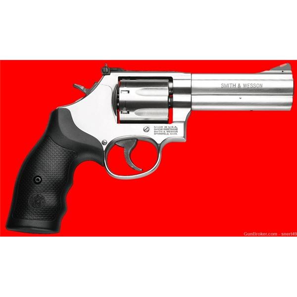 .357 Mag. Smith & Wesson / S&W 686 Plus 357 Mag/38 Spec 4” SS 7 Rd CALIF/MASS LEGAL! #164194 Buy Now! 022188641943 4 inch " barrel