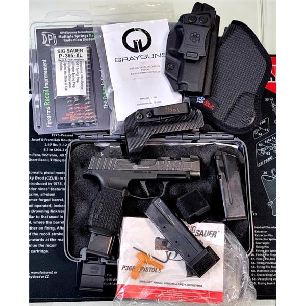 9mm Luger P365 XL SPECTRE SIg Sauer P365xl Spectre with many add ons 3 inch " barrel
