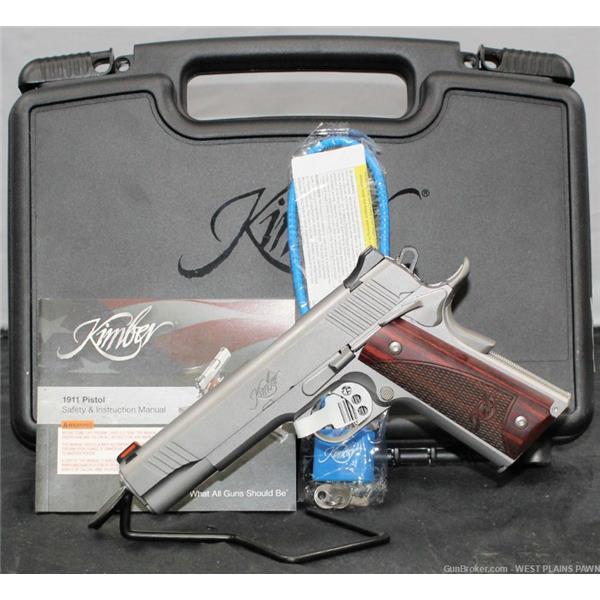 NIB KIMBER STAINLESS II, 10MM, 5" BRL, 7 RND (3200385) 669278323855 G-I-25247 5 inch " barrel