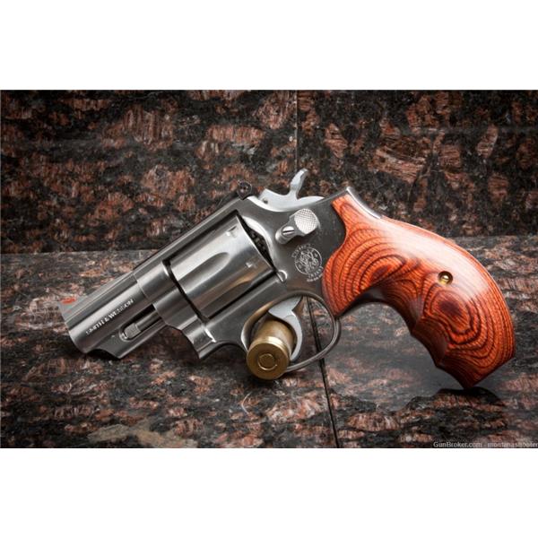 .357 Mag. Smith & Wesson / S&W NICE! Model 66 Magnum 2.5" Stainless Mfg 1985 PENNY! 2 inch " barrel