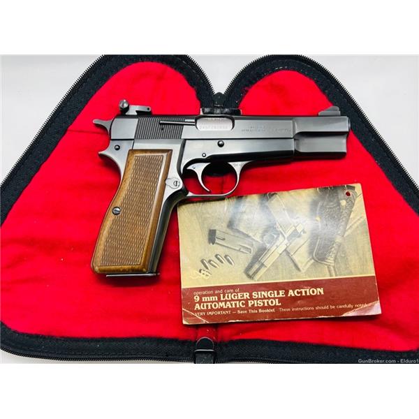 9mm Luger Hi-Power PRISTINE! FN Browning Hi Power 1981 4 inch " barrel