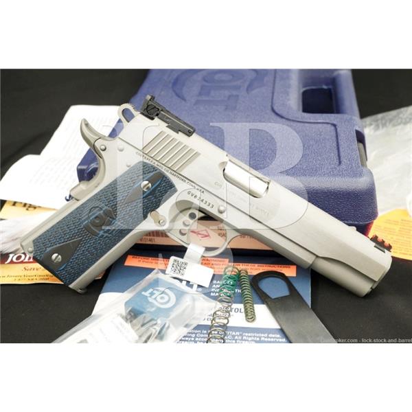 9mm Luger GOLD CUP LITE Colt Gold Cup Trophy Lite O5072GCL Stainless 9MM 1911 Semi-Auto Pistol