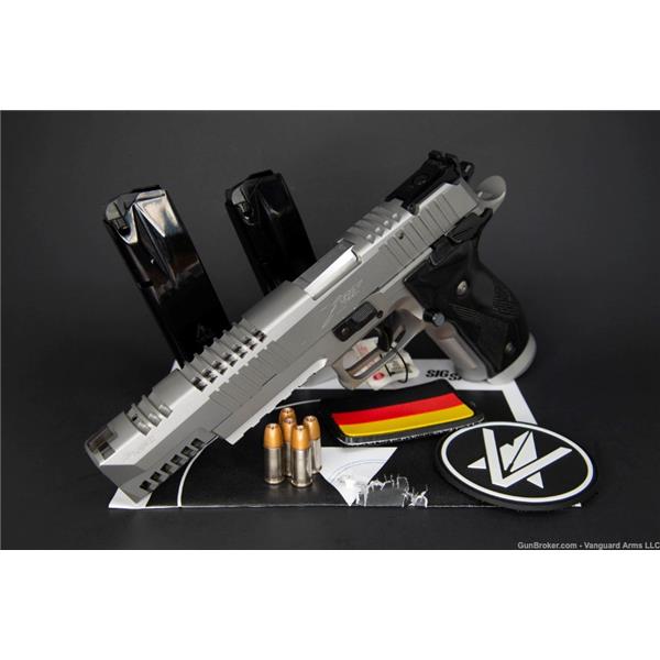 9mm Luger Sig Sauer P226 X-Six Skeleton Silver! Last of the German Mastershop! NIB NR!