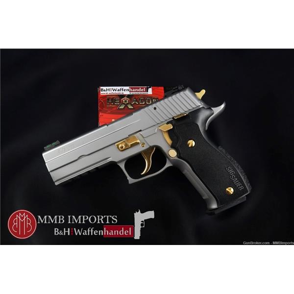 Other Model 9mm Luger Super rare: German Sig Sauer P226 LDC II Stainless & Gold 226LDCSSG