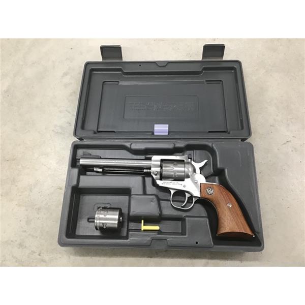 .22 LR Ruger / Sturm, & Co. New Model Single Six .22LR/.22 Mag Stainless Penny Auction NR 0.01