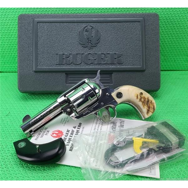 .45 Colt Ruger / Sturm, & Co. * ORIGINAL VAQUERO 45 4.75" BRIGHT STAINLESS BORN 2003 in BOX