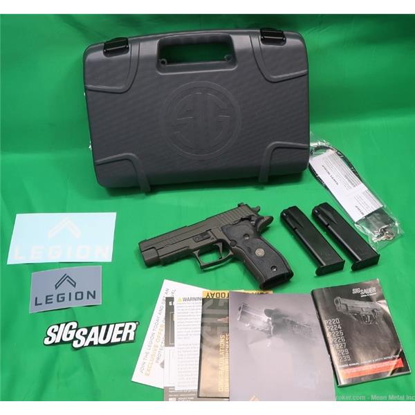 9mm Luger Sig Sauer P226 Legion PENNY START no reserve 4 inch " barrel