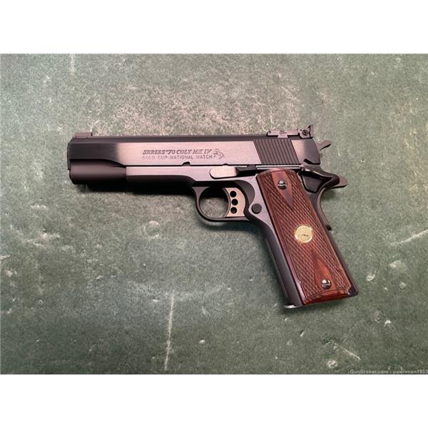 .45 ACP 1911 Gold Cup National Match Colt 70 Series 45 5 inch " barrel