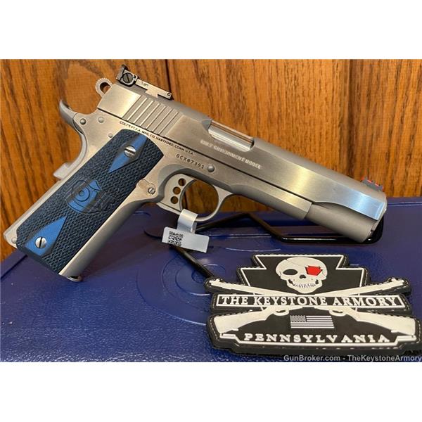 .45 ACP GOLD CUP LITE COLT TROPHY 45 SEMI AUTO PISTOL STAINLESS NO RESERVE 098289111883 O5070GCL
