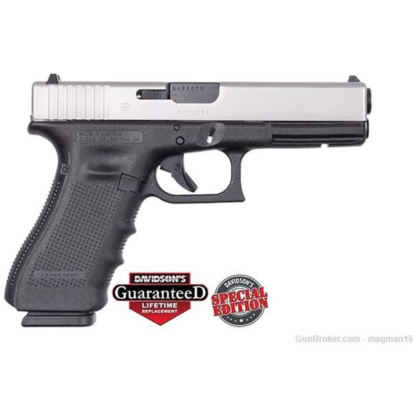 .40 S&W G22 GEN4 Glock 22 Gen 4 .40SW DAV-12452 Stainless PVD Polished NEW LIMITED