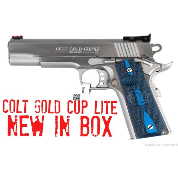 .45 ACP 1911 Gold Cup Elite Colt .45ACP GOLD CUP LITE 5" National Match Barrel NEW IN BOX COLO5070GCL 5 inch " barrel