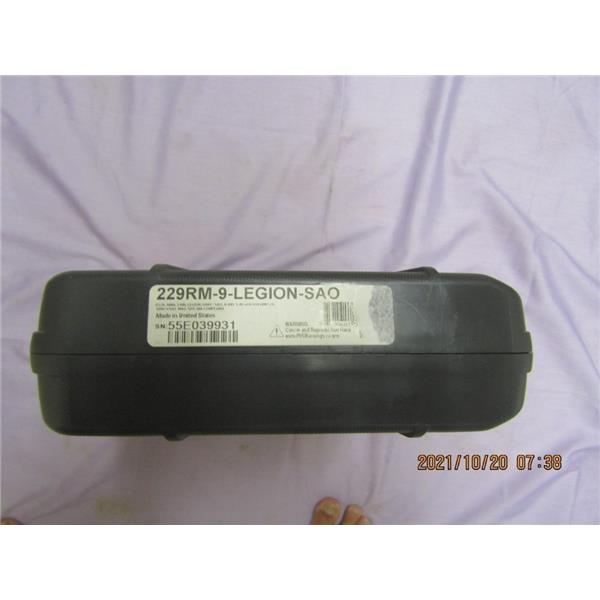9mm Luger Sig Sauer, P229 Legion, 9mm, 10 rd. magazines, with 3.9 inch barrel, VG-EX 4 " barrel