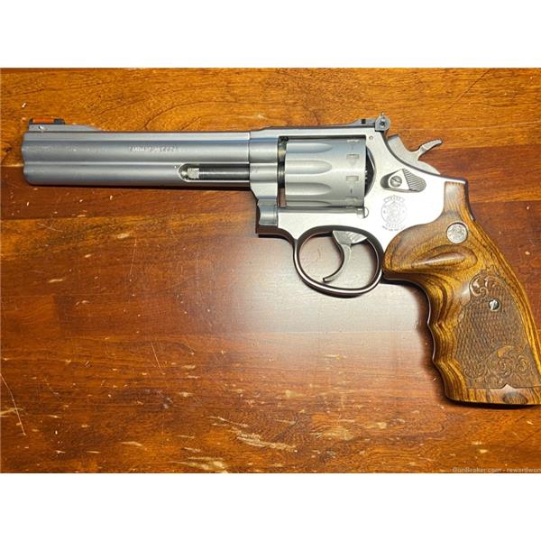 .22 LR Smith & Wesson / S&W Rare Smith-Wesson 617-2 Pre lock 10 shot Aluminum Cylinder 22 6 inch " barrel 100576