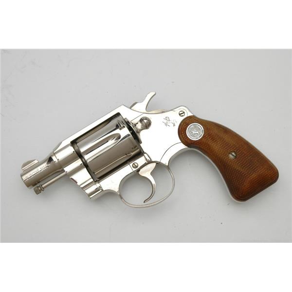 Colt Detective Special .38 Spl. Nickel 2" Snub Nice! 1957 mfg. NO RES.