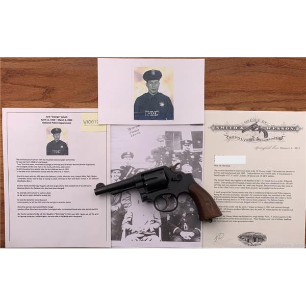 Other Model S&W .38 VICTORY MODEL 4" U.S. MARITIME COMMISSION FACTORY LETTER & HOLSTER
