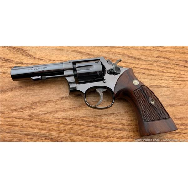 Other Model S&W 4" BRIGHT BLUE MODEL 10 'NO DASH' HEAVY BBL RARE DIAMOND TARGET STOCKS