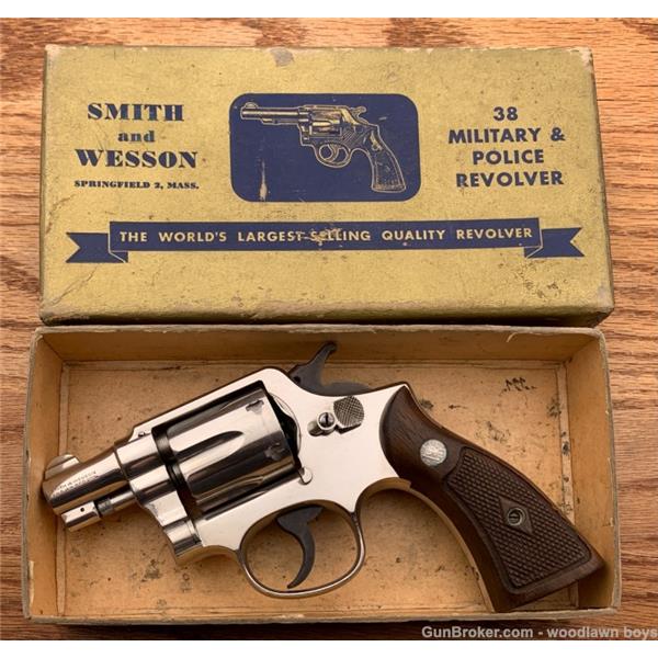 Other Model S&W 2" NICKEL 38 M&P TRANSITION ORIG GOLD BOX & MATCHING DIAMOND MAGNAS C&R