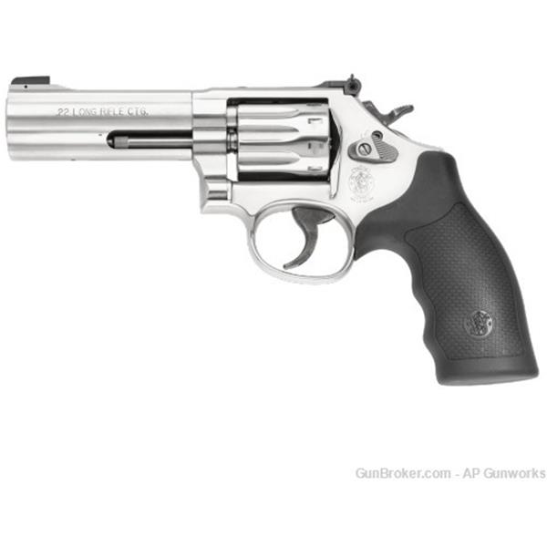 .22 LR Smith & Wesson / S&W 617 .22LR 4" Bbl 10rd Stainless 160584 NIB 022188605846 4 inch " barrel