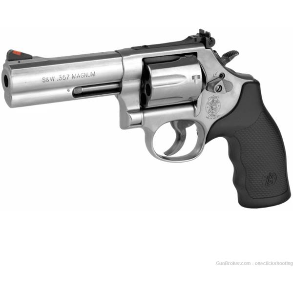 .357 Mag. Smith & Wesson / S&W 686 Plus 357 Mag 38 Spl 164194 4" 7rd Satin SS CA OK 022188641943 + P 7Rd 4 inch " barrel
