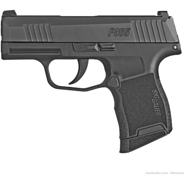 9mm Luger Sig Sauer SIG P365 9MM 3.1" 10RD BLK NS 798681572762 365-9-BXR3