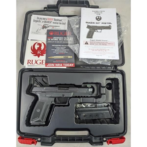 5.7X28mm Ruger / Sturm, & Co. 57 5.7x28 20rd Pistol Ruger-57 (2) mags 16401 UNFIRED 736676164011 5 inch " barrel