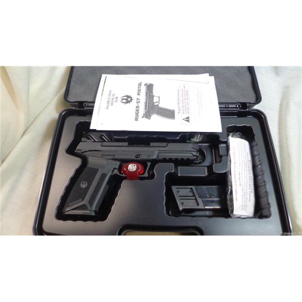 5.7X28mm Ruger-57 Ruger / Sturm, & Co. 57 Pistol, 5.7 x 28- 16402 Like new .01 Start 736676164028 25322 5 inch " barrel
