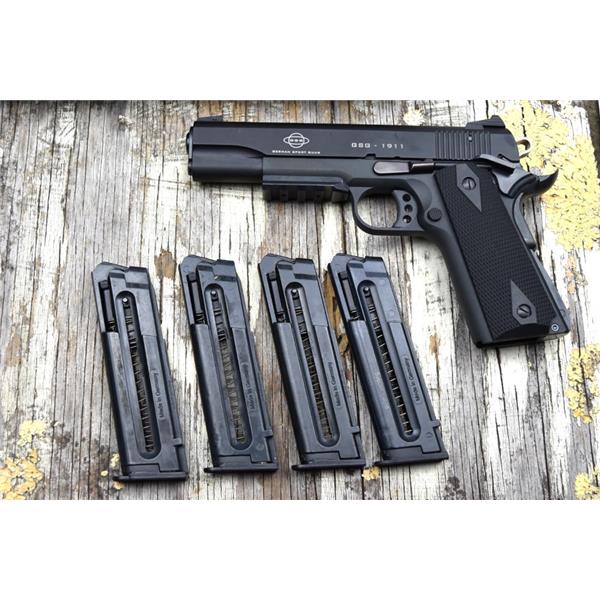 Other Model .22 LR German Sport Guns / GSG GSG-1911 .22LR 5" Black w/Box & 4-10rd Mags 813393012600 Threaded Semi Auto Pistol GSG1911 ATI 5 inch " barrel GERG1911ADOP