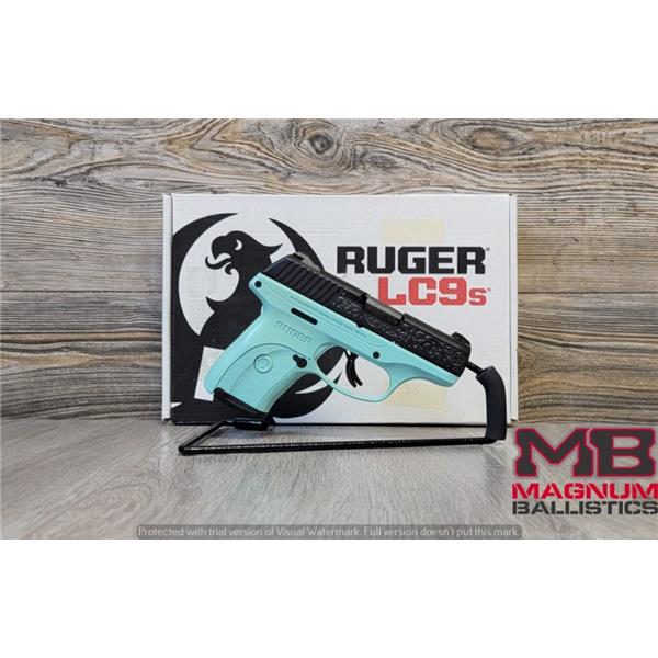 9mm Luger Ruger / Sturm, & Co. Used LC9S teal 3 inch " barrel
