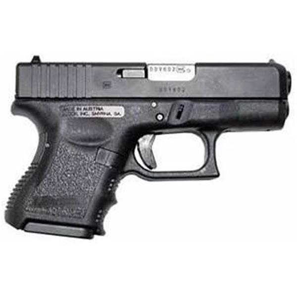 Glock G26 Semi-automatic Double Action Only Sub Compact 9MM 3.46" Polymer Matte 10Rd 764503001246