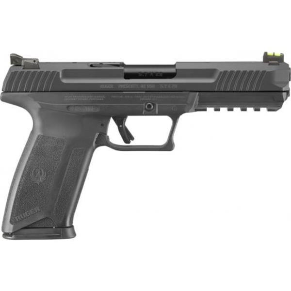 RUGER-57 Ruger 57 5.7x28mm 4.49" Barrel Pro Adjustable Sights 20-shot Black 736676164035