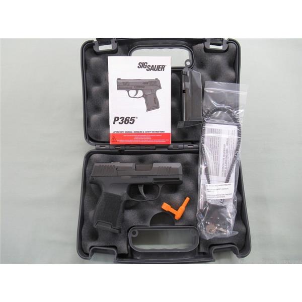 9mm Luger Sig Sauer P365 SAS LNIB 2 mags w/box Concealed Carry No Reserve .01 3 inch " barrel 365-9-SAS