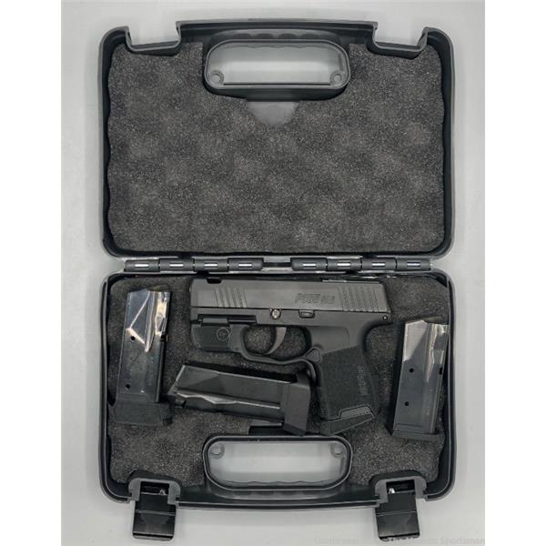9mm Luger Sig Sauer P365 SAS P365SAS 365-9-SAS-C 3.1" Ported BBL & Slide Used 798681617463