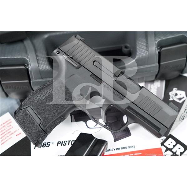 9mm Luger SIG Sauer P365 P-365 P 365 9x19mm Parabellum Semi-Auto Pistol w/ Case NO CA