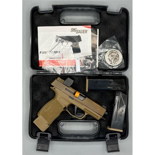 9mm Luger P365XL Spectre Sig Sauer NRA with Romeo ZERO Used P 365XL 798681626342 3.7 " barrel