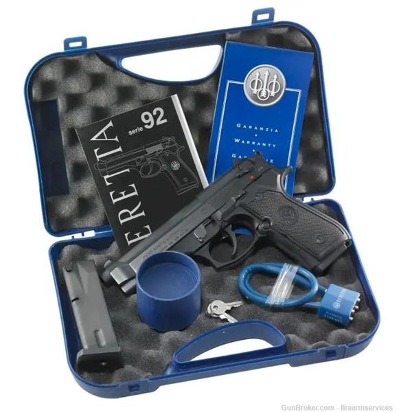 9mm Luger 92 FS New Beretta 92FS California Compliant 082442893655 5 inch " barrel J92F300CA