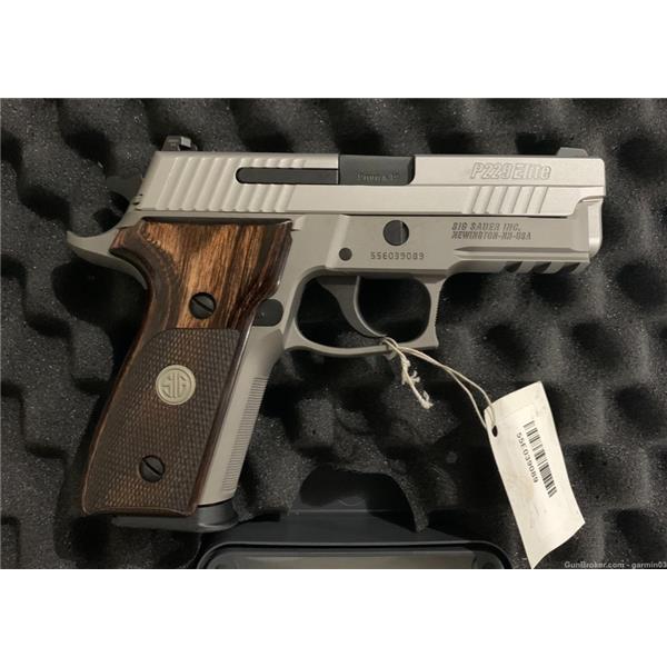 9mm Luger P229R Sig Sauer P229 Elite Stainless 4 inch " barrel E29R-9-ASE