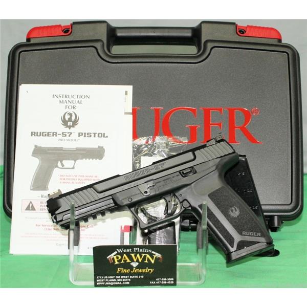 Ruger-57 Ruger / Sturm, & Co. RUGER 57, 5.7X28MM, 4.94" BRL, 20 RND (16403) 736676164035 G-I-2200621-4 4 inch " barrel