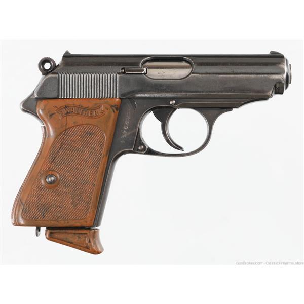 .32 Auto (7.65 Browning) Walther Arms WALTHER PPK 7.65 MM PISTOL (RZM) MARKED NO C.C FEES 34746 3 inch " barrel