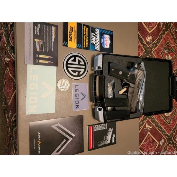 9mm Luger Sig Sauer P226 Legion , 2-15rd mags