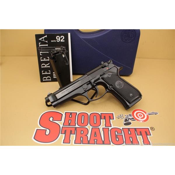 9mm Luger Beretta 92FS 4.9" w/Case NoCCFees 4 inch " barrel