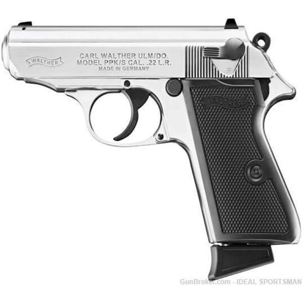 .22 LR Walther Arms WALTHER PPK/S 22LR 3.26" THREADED BARREL 10+1 CAPACITY 5030320 BRAND NEW 723364200267