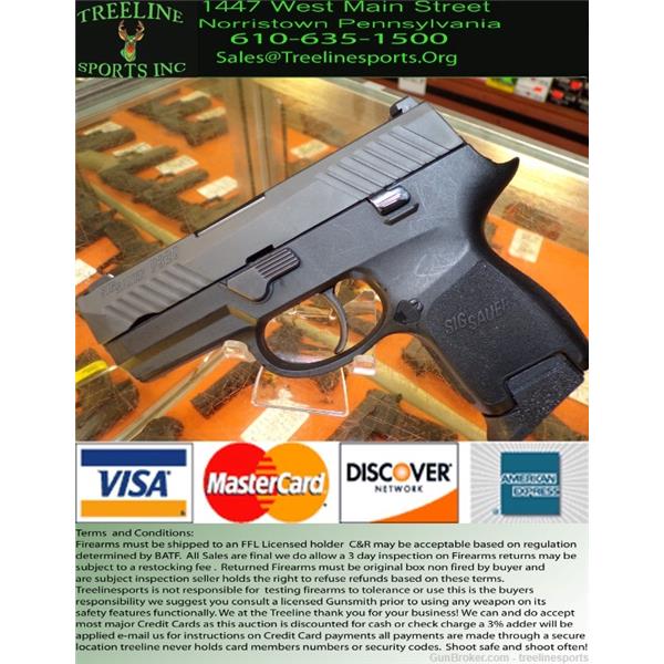 9mm Luger P320 Compact Sig Sauer 320 3 inch " barrel