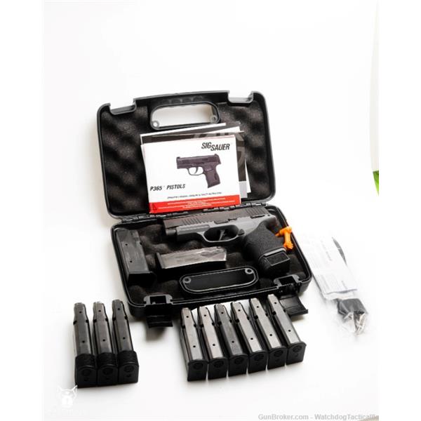 9mm Luger Penny! SIG SAUER P365 XL W/ 12 MAGAZINES! NO RESERVE 4 inch " barrel