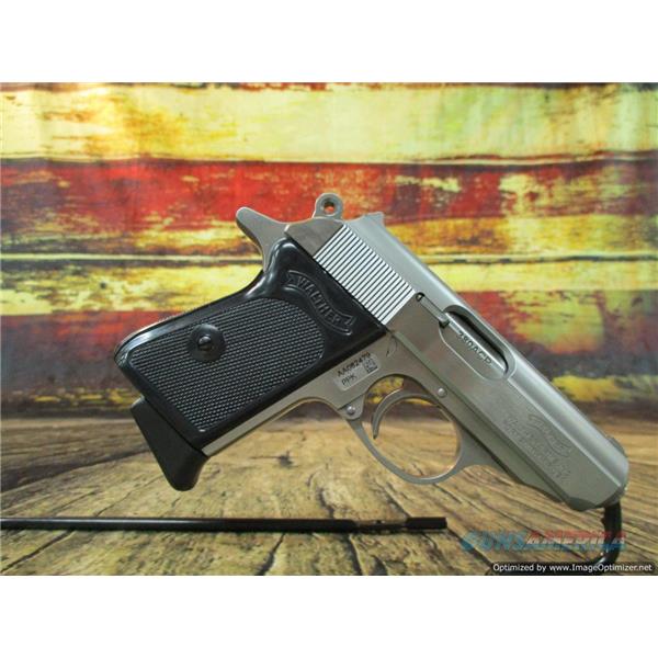 .380 (all) Walther PPK Stainless 380 acp 3.3" 6+1 NEW (4796001)